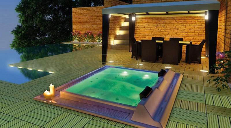 Переливной спа-бассейн AquaVia Ibiza