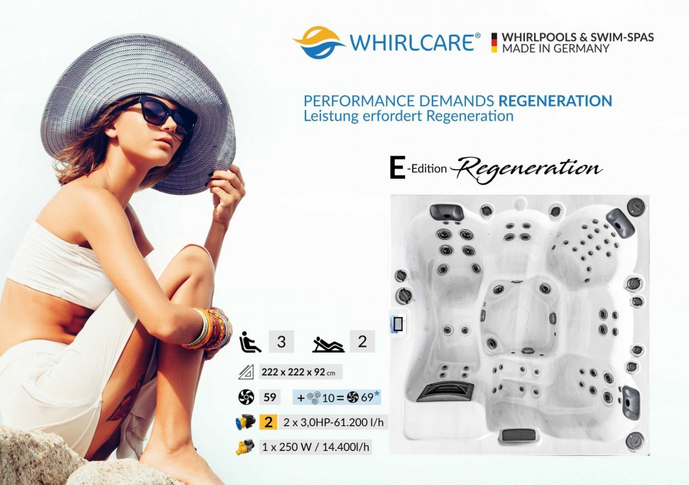 Гидромассажный СПА бассейн Whirlcare E-Edition Regeneration