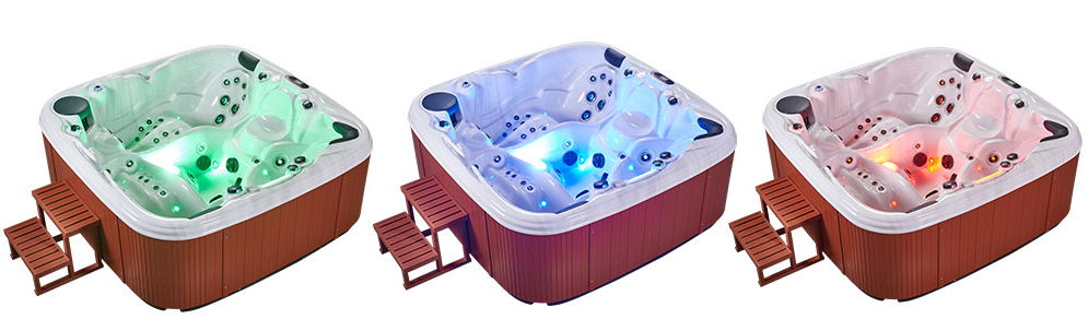 Пример LED подсветка спа бассейна Joy Spa